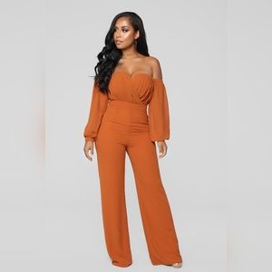 Burnt Orange Jumpsuit